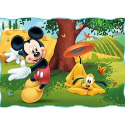 Puzzle 4w1 Myszka Miki Fajny dzień Mickiego