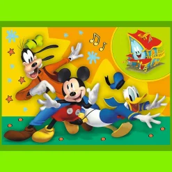Puzzle 4w1 Myszka Miki Wśród przyjaciół