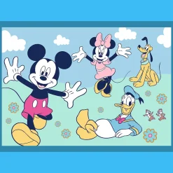 Puzzle 4w1 Myszka Miki, Zabawne zdarzenia Myszki Miki