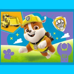 Puzzle 4w1 PAW Patrol, Biegnące Pieski