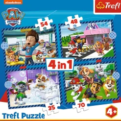 Puzzle 4w1 Psi Patrol, Psie sprawy