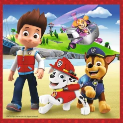 Puzzle 3w1 Psi Patrol Wesołe pieski Paw Patrol