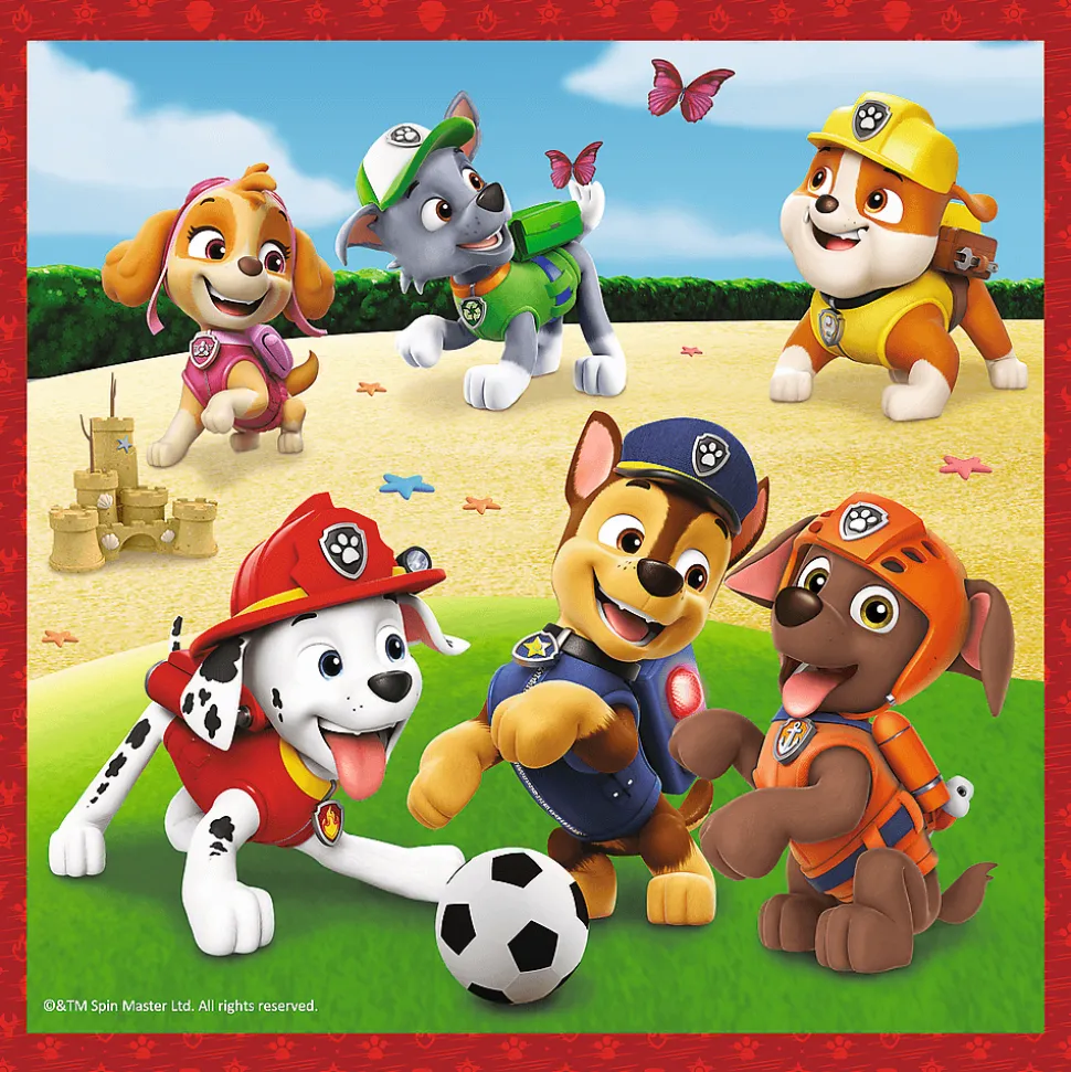Puzzle 3w1 Psi Patrol Wesołe pieski Paw Patrol