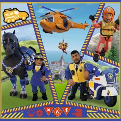 Puzzle 3w1 Strażak Sam Dzień Strażaka Sama