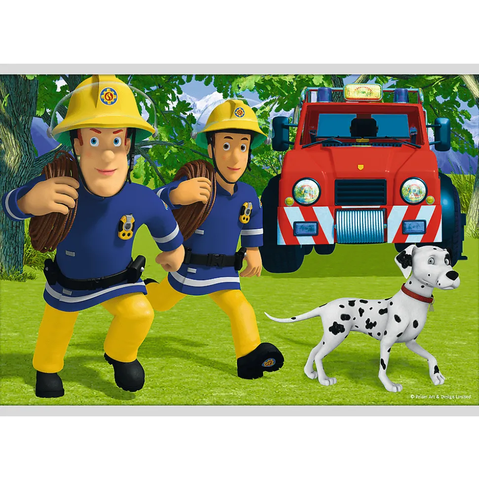 Puzzle 10w1 Strażak Sam Poznaj ekipę ratunkową Sama