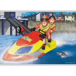 Puzzle 10w1 Strażak Sam Poznaj ekipę ratunkową Sama