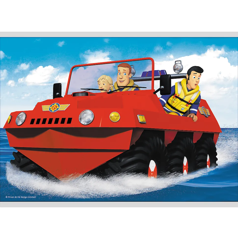 Puzzle 10w1 Strażak Sam Poznaj ekipę ratunkową Sama