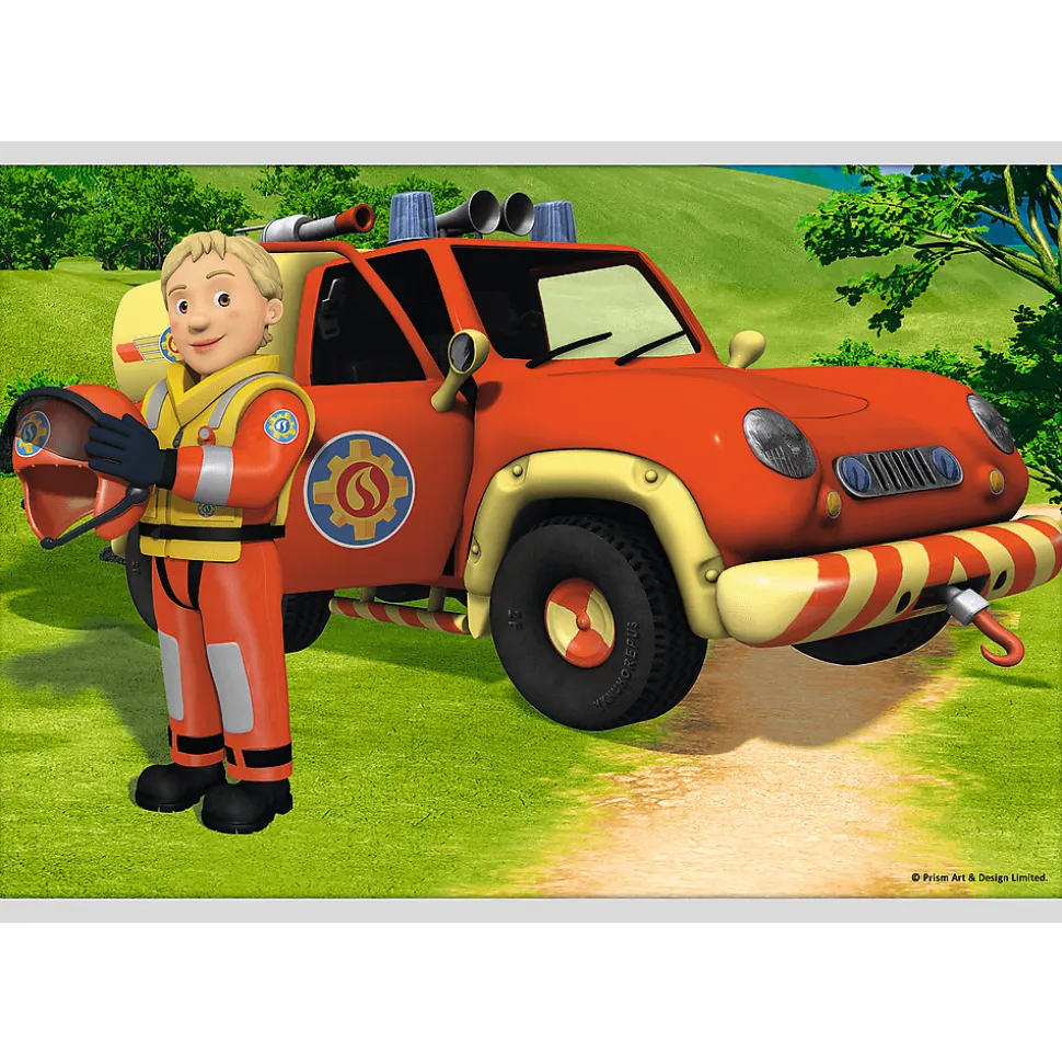 Puzzle 10w1 Strażak Sam Poznaj ekipę ratunkową Sama