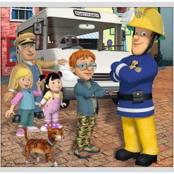 Puzzle 10w1 Strażak Sam Poznaj ekipę ratunkową Sama