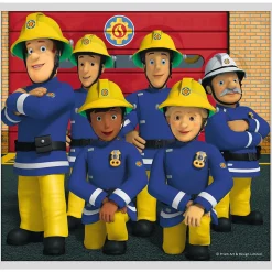 Puzzle 10w1 Strażak Sam Poznaj ekipę ratunkową Sama