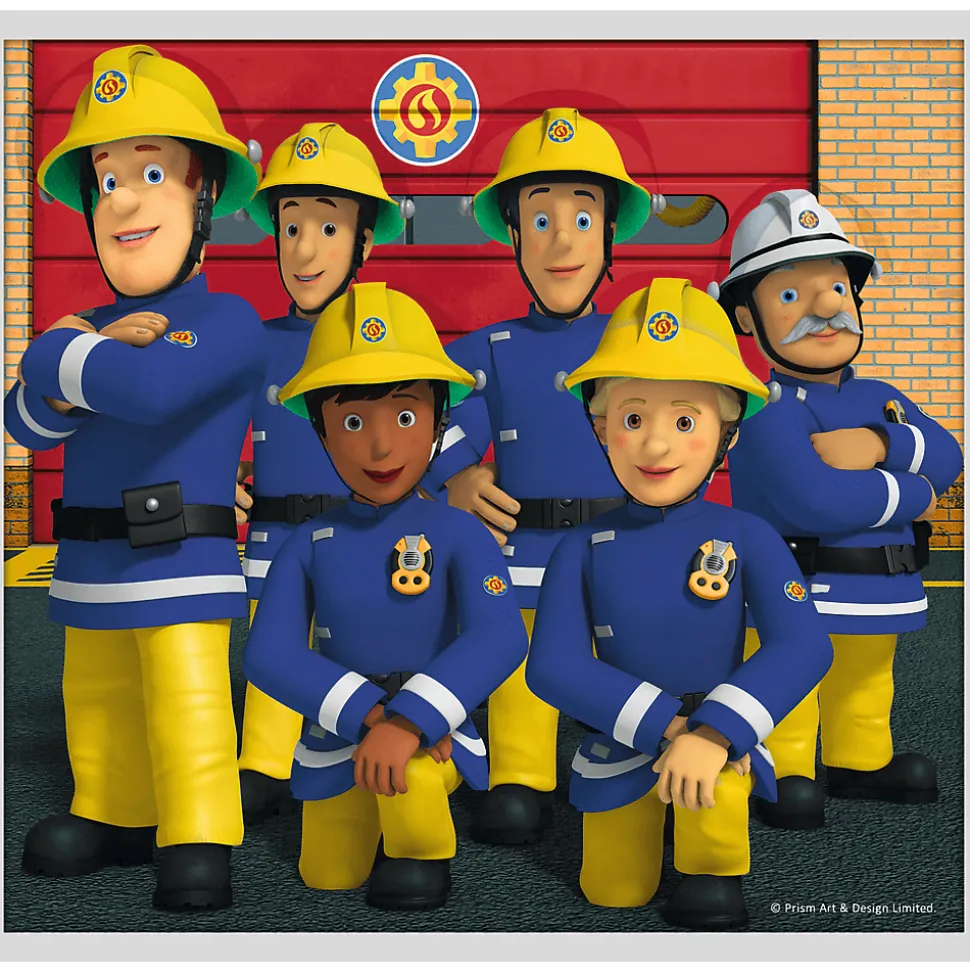 Puzzle 10w1 Strażak Sam Poznaj ekipę ratunkową Sama