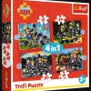 Puzzle 4w1 Strażak Sam, Przygoty Strażaka Sama