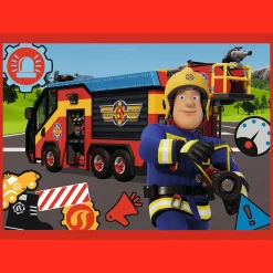 Puzzle 4w1 Strażak Sam, Przygoty Strażaka Sama