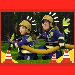 Puzzle 4w1 Strażak Sam, Przygoty Strażaka Sama