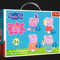 Puzzle Świnka Peppa, Baby Classic Mała świnka wśród przyjaciół