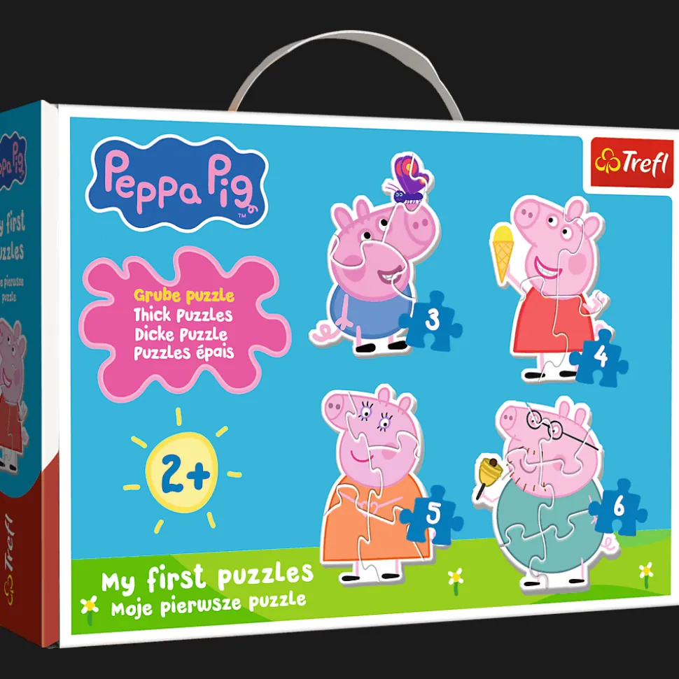 Puzzle Świnka Peppa, Baby Classic Mała świnka wśród przyjaciół