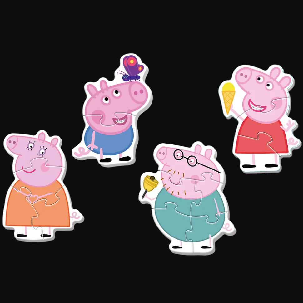 Puzzle Świnka Peppa, Baby Classic Mała świnka wśród przyjaciół