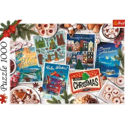 Puzzle świąteczne 1000 el. Zimowe wspomnienia