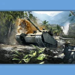 Puzzle World of Tanks 4 x 250 el. Wielka bitwa czołgów