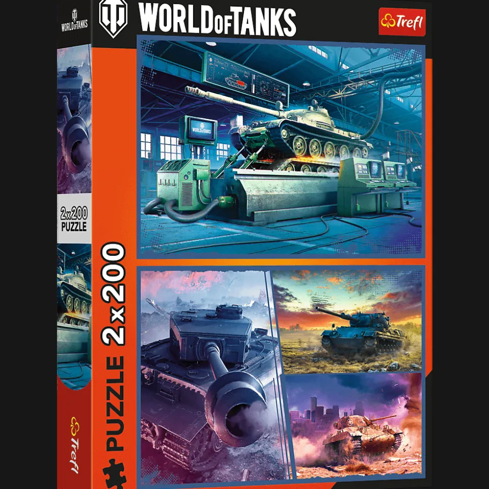 Puzzle World of Tanks 2 x 200 el. Pancera misja