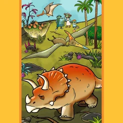 Puzzle 3x80 - Trefliki w świecie dinozaurów