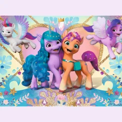 Puzzle z brokatem 100 el. My Little Pony Błyszczące kucyki