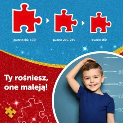 Puzzle z brokatem Gabby's Dollhouse 100 el. Brokatowa Gabby