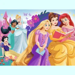 Puzzle z brokatem Księżniczki 100 el. Blask magii przyjaźni