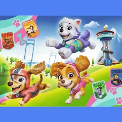 Puzzle z brokatem Psi Patrol 100 el. Błyszczące psiaki