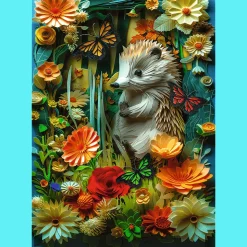 Puzzle z efektem 3D 1000 el. 40-lecie Trefl - Jeż