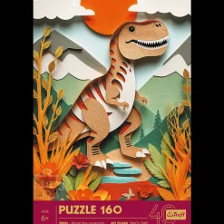 Puzzle z efektem 3D 160 el. 40-lecie Trefl - Dinozaur