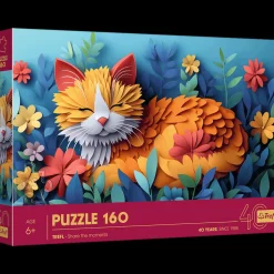 Puzzle z efektem 3D 160 el. 40-lecie Trefl - Kotek