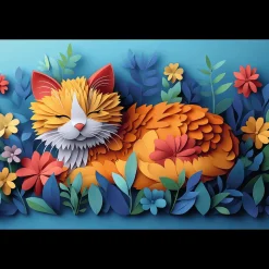 Puzzle z efektem 3D 160 el. 40-lecie Trefl - Kotek