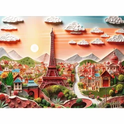 Puzzle z efektem 3D 1000 el. 40-lecie Trefl - Paryż