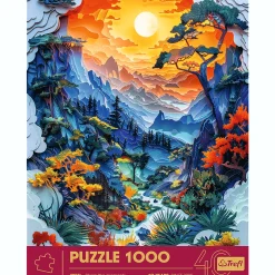 Puzzle z efektem 3D 1000 el. 40-lecie Trefl - Dolina