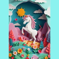 Puzzle z efektem 3D 160 el. 40-lecie Trefl - Jednorożec