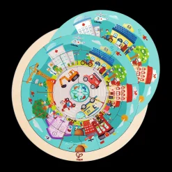 Puzzle z zawodami w kształcie ronda