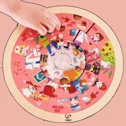 Puzzle z zawodami w kształcie ronda