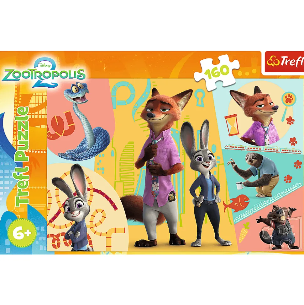 Puzzle Zootopia 2, 160 el. Razem w Zwierzogrodzie