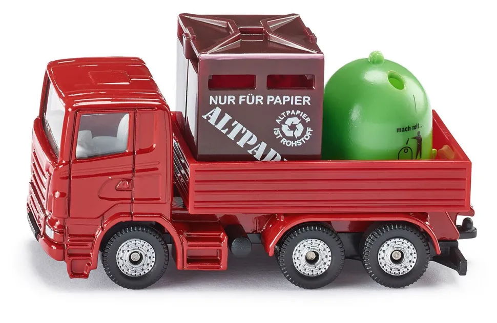 Siku 08 - Ciężarówka z pojemnikami na odpady