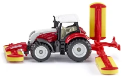 Siku 16 - Traktor Steyr z kosiarkami Pöttinger