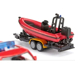 Siku - Land Rover Defender z łodzią