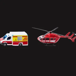 Siku - Mercedes-Benz ambulans i helikopter ratunkowy