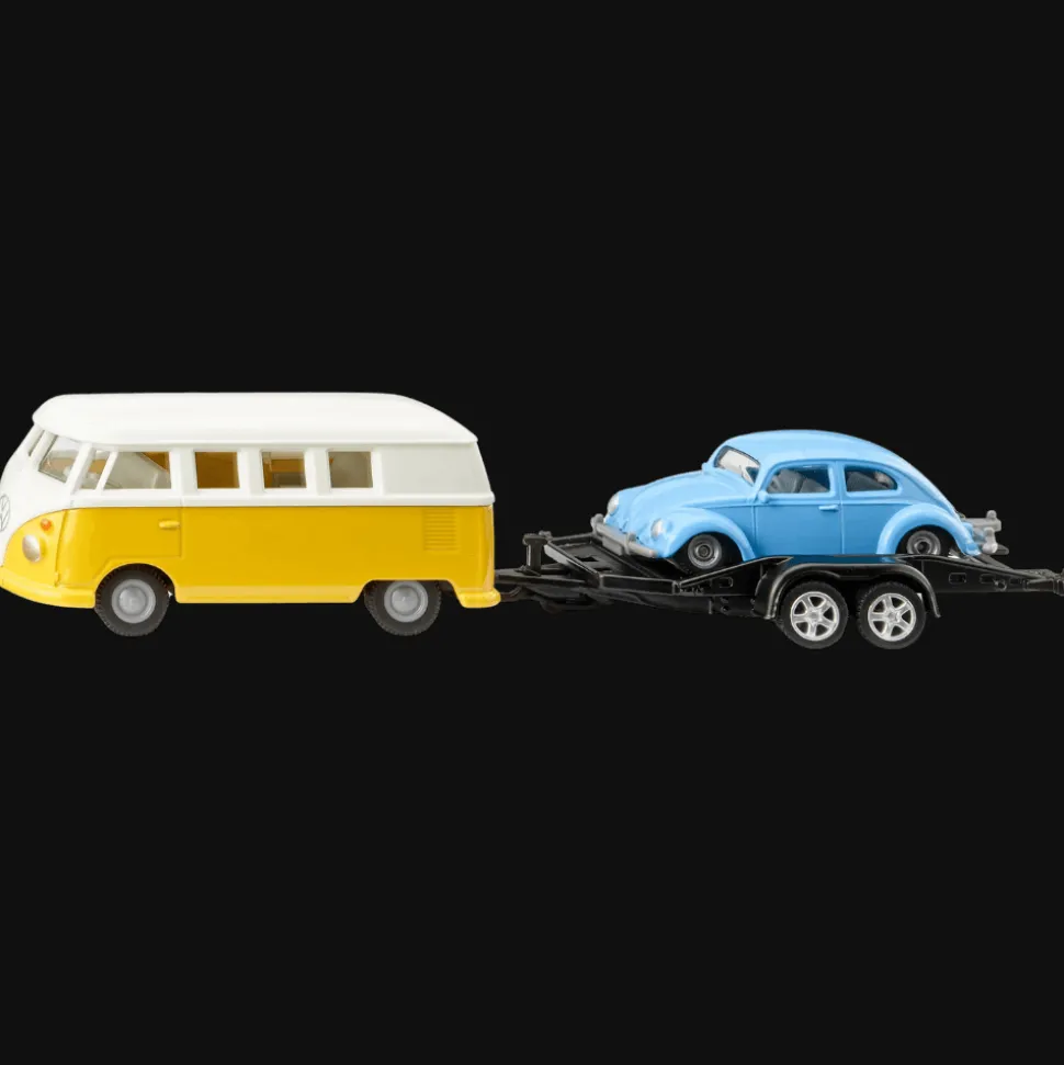 Siku - VW T1 z lawetą i VW Beetle