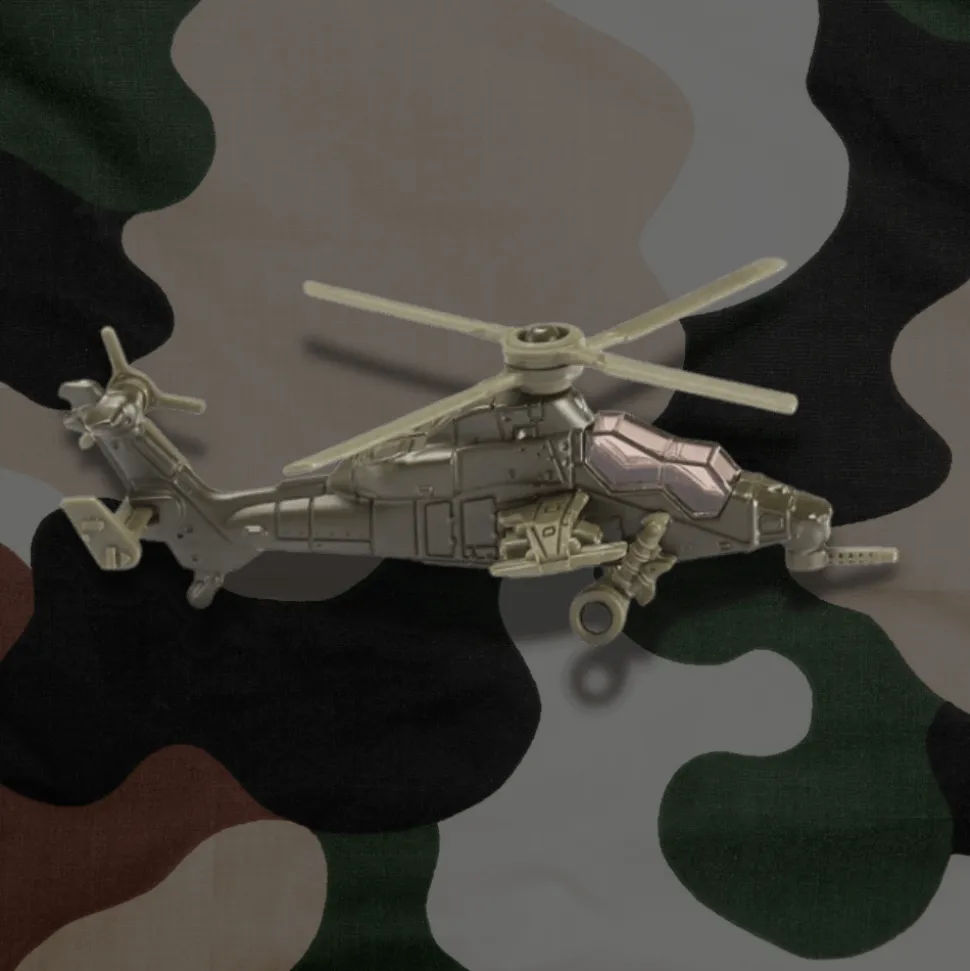 Siku BLUE - Helikopter wojskowy w opakowaniu moro