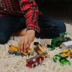 Siku Farmer - Traktor John Deere 9630 z rozrzutnikiem