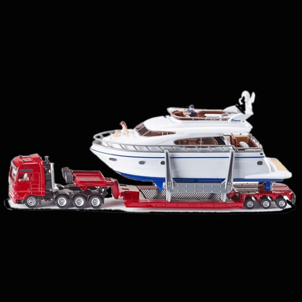 Siku Super - Ciężarówka z jachtem