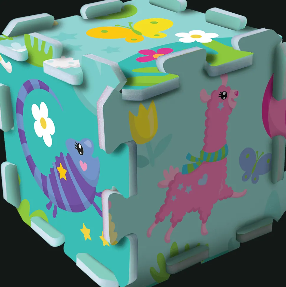 Układanka Puzzlopianka - Gramy w Lamy