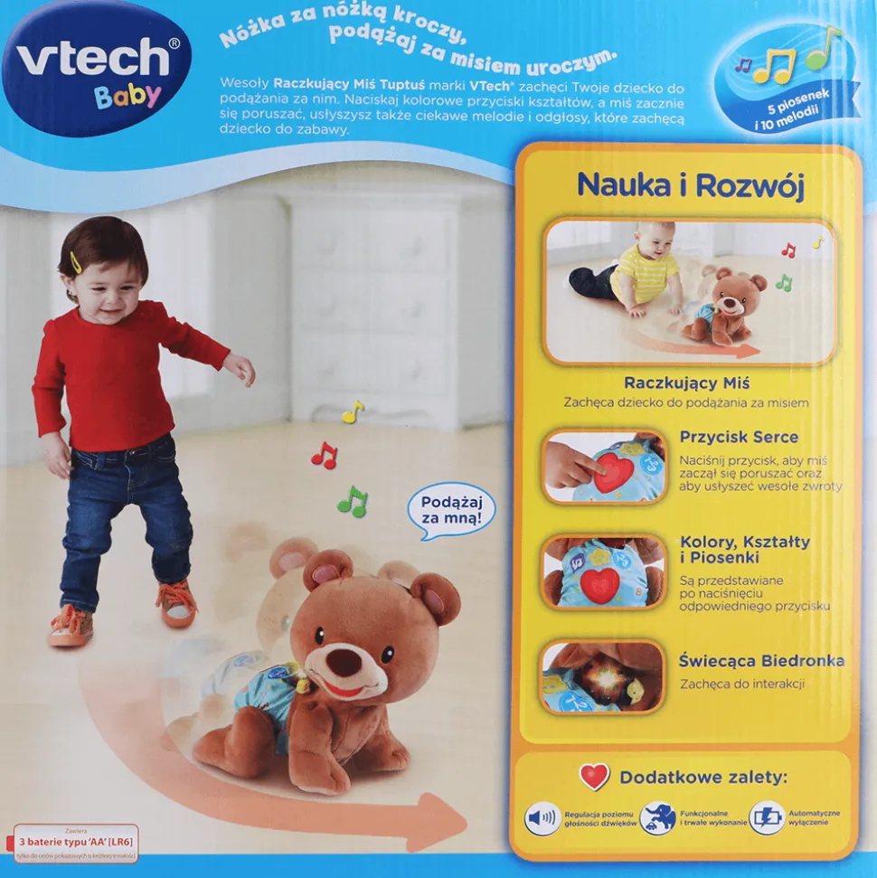 VTech - Raczkujący Miś Tuptuś
