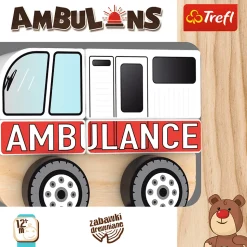 Zabawka drewniana - Ambulans